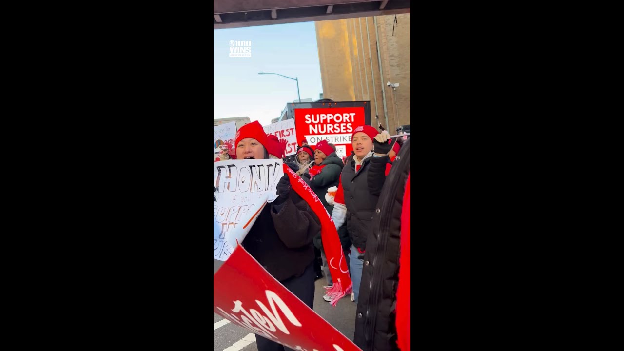 Private hospital nurses go on largest strike in NYC history over patient safety, benefits