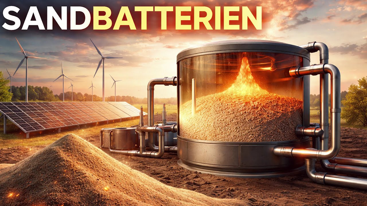 SAND-BATTERIE: Der geheime W&auml;rmespeicher, der unser Stromproblem l&ouml;st (ohne Lithium!)