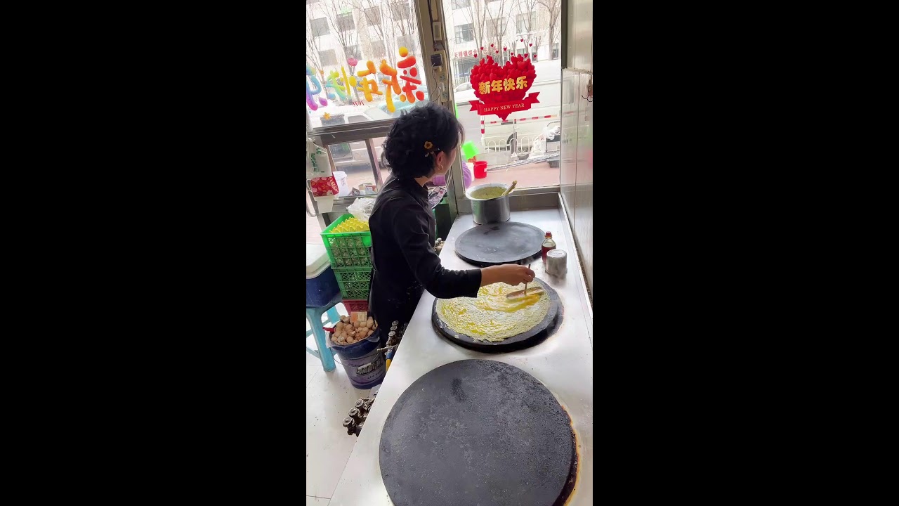 LIVE POV you are food selling on the street of a China