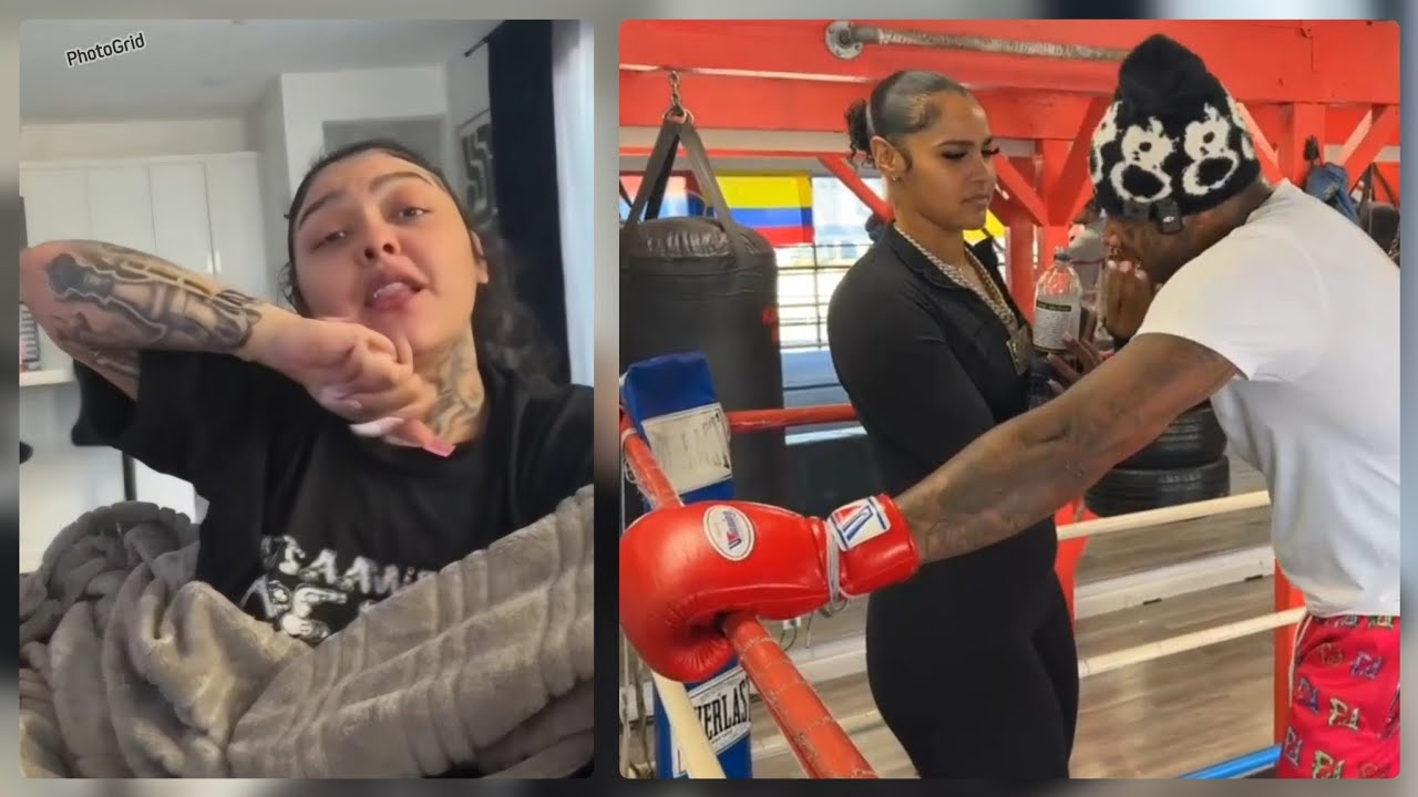 Blueface Calls Jaidyn Mid His New Girl Pretty but wants to SIeep with BM. Getting in Shape & Boxing.