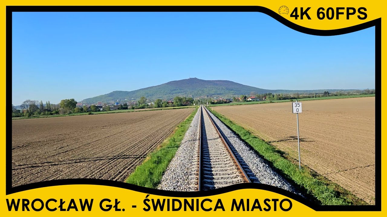 [CABVIEW] Wrocław Główny ➡️ Sobótka ➡️ Świdnica Miasto // 4k 60fps, prędkość