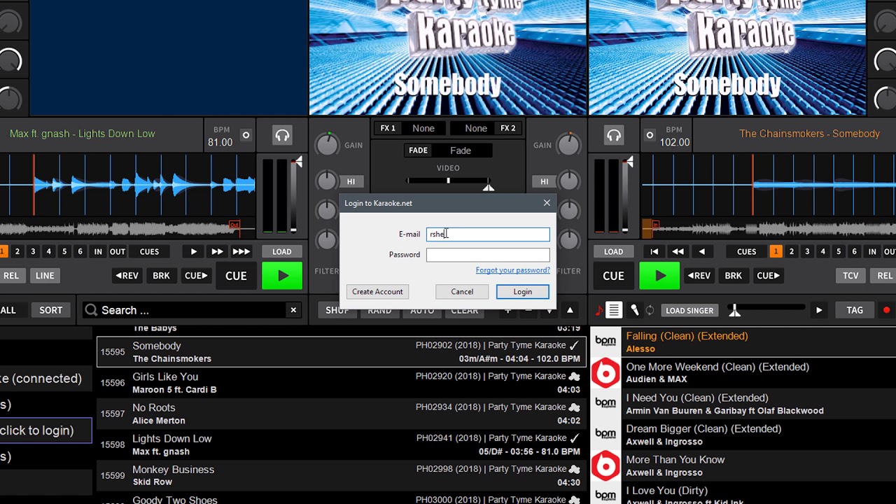 PCDJ DEX 3 - Using The PartyTyme.net Karaoke Store