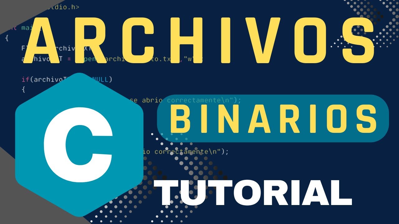 Programación en C: Archivos | Cómo leer y escribir archivos binarios con fread y fwrite