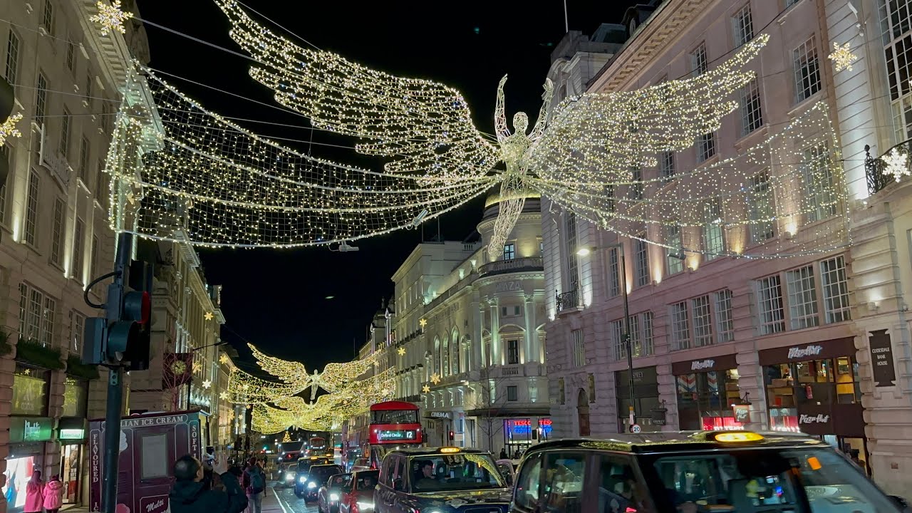 Leicester Square, London-a Krismas bazaar-na hmun kha