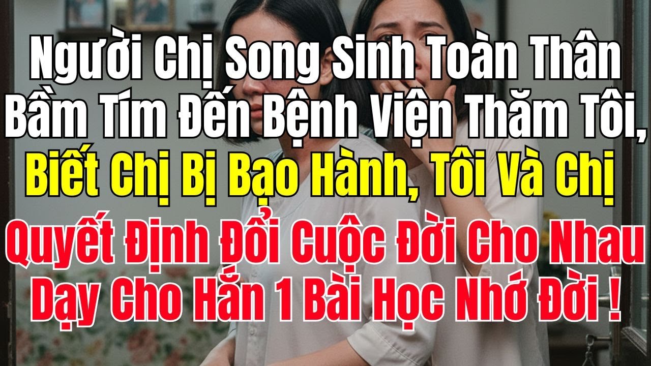 Chị Song Sinh Bị Bạo Hành Toàn Thân Bầm Tím Tôi Và Chị Quyết Định Đổi Thân Phận Dạy Hắn Bài Học