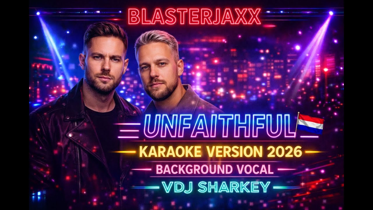 Blasterjaxx - Unfaithful (Karaoke Version 2026 Background Vocal) текст Tekst Lyrics