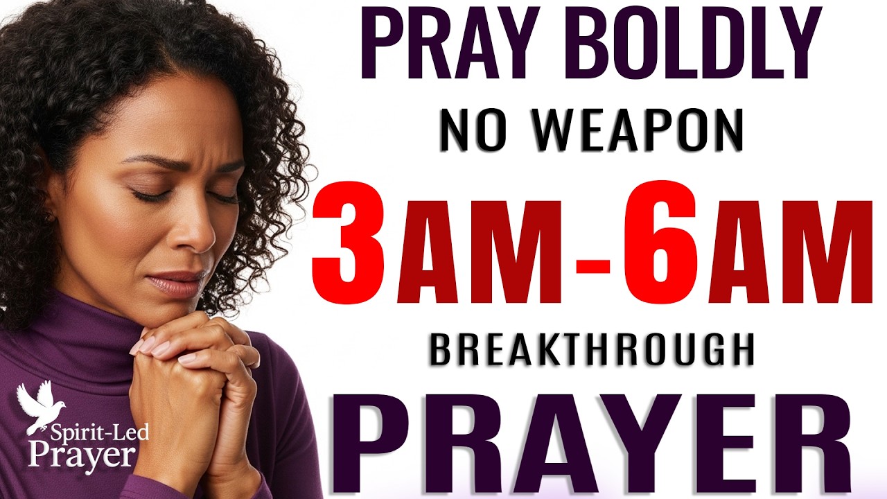 Pray This at 3–6 AM | No Weapon Shall Prosper Breakthrough Prayer for Protection & Blessing
