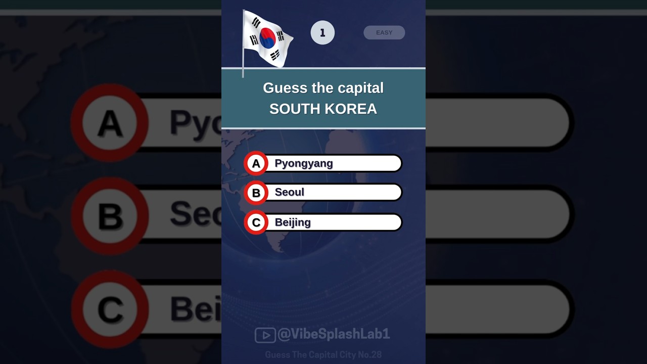 Can You Name The Capital City No.28 