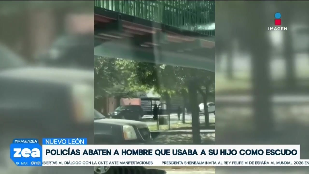 Hombre utilizó a su hijo como escudo humano para evitar ser detenido en Nuevo León