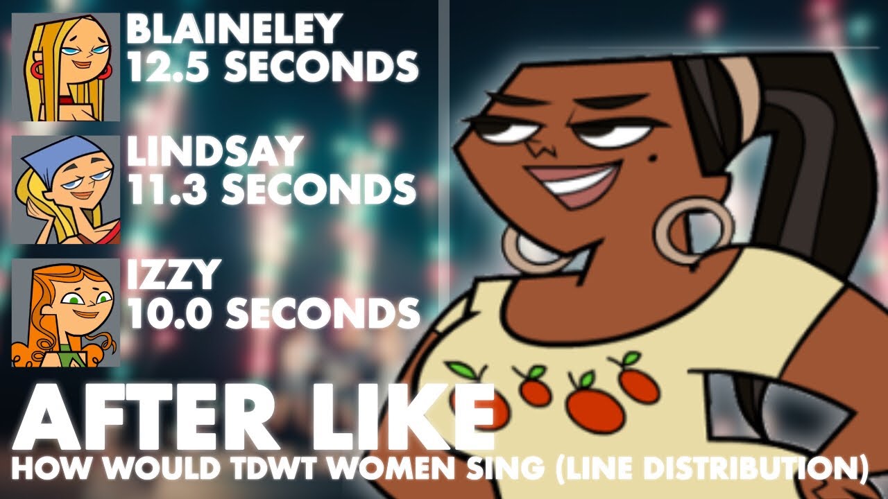 How Would Total Drama World Tour Women Sing ‘After LIKE’ by IVE (Line Distribution)