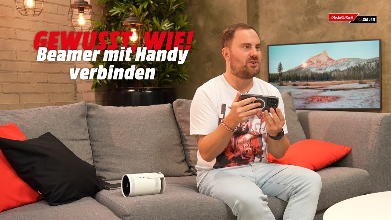 Beamer mit Handy verbinden: So geht's 📽📱