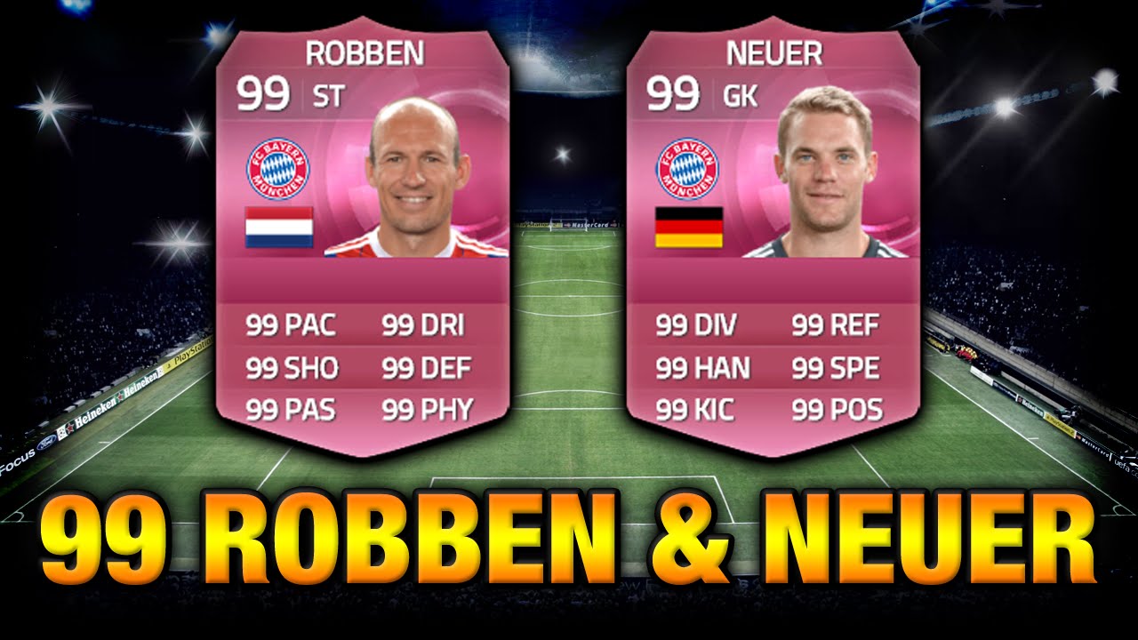 FIFA 15 - 99 RATED ROBBEN & 99 NEUER
