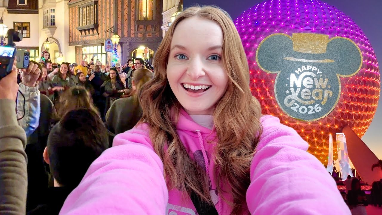 Новогодняя ночь в EPCOT | Безумные толпы и лучшая новогодняя вечеринка в Disney World | Новогодня...