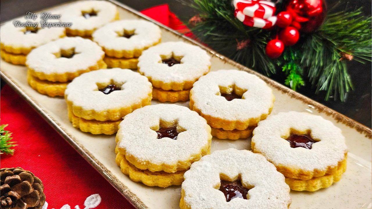 EASY Christmas Cookies Recipe | Linzer Cookies