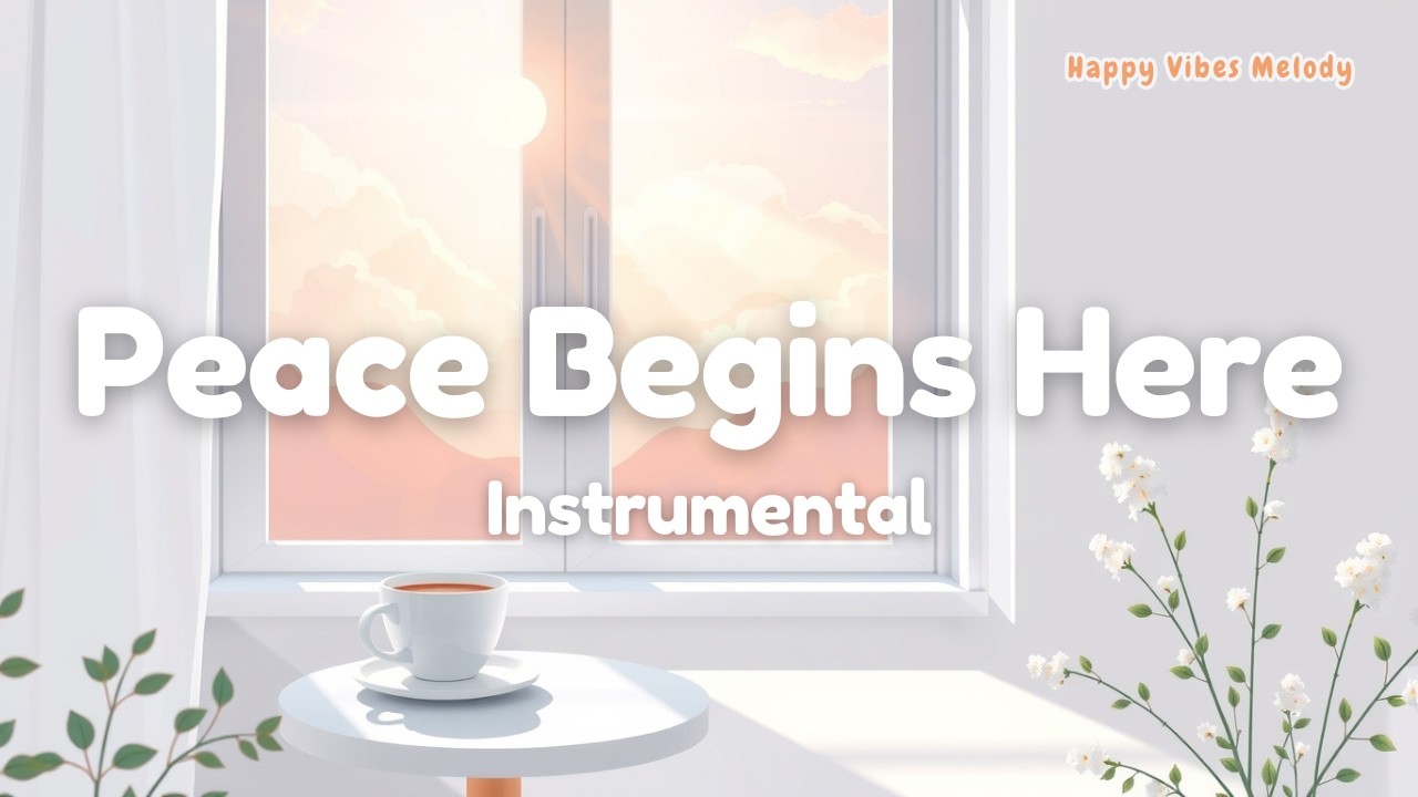Peace Begins Here Instrumental | Happy Vibes Melody | Gentle Instrumental for Healing Mornings
