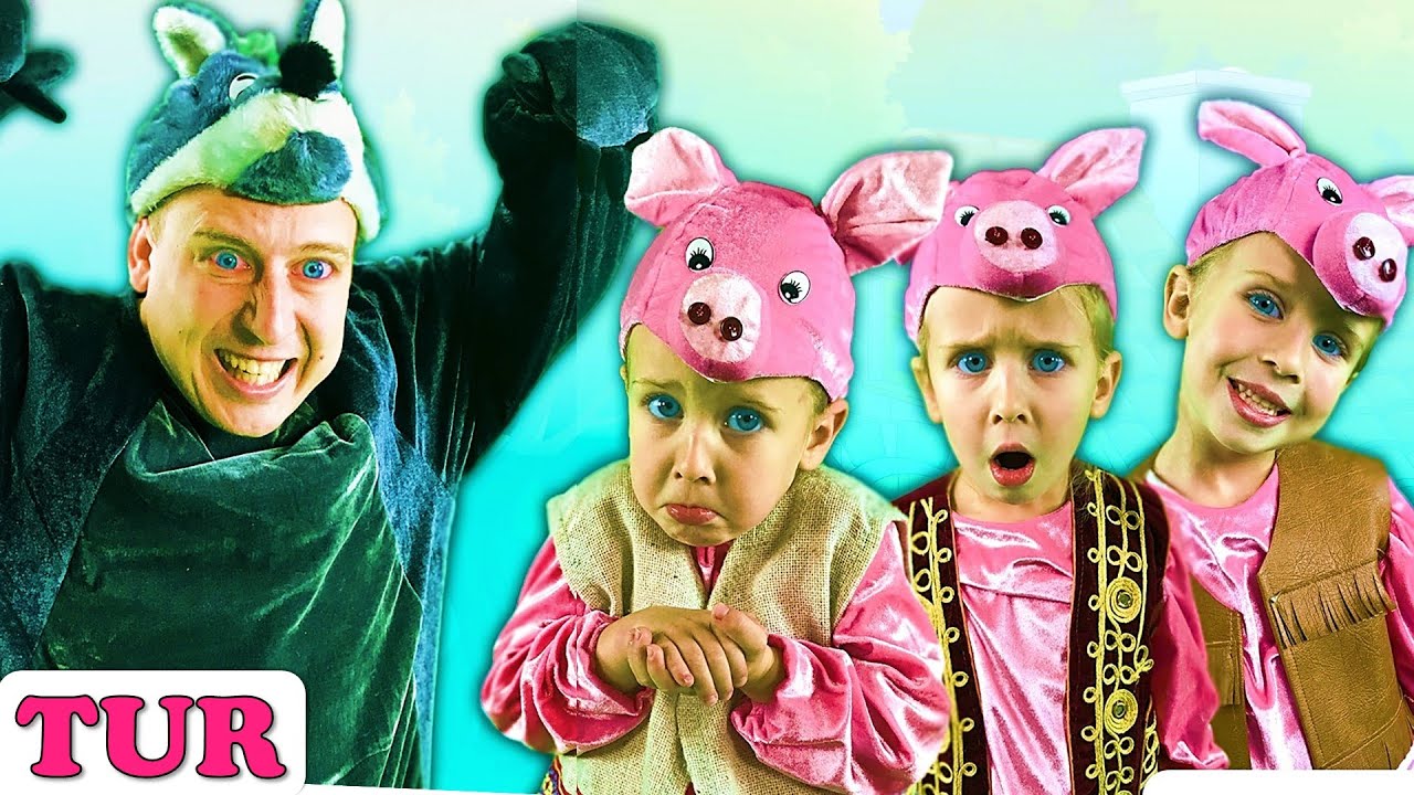 Üç Küçük Domuzcuk | Çocuklar İçin Masallar