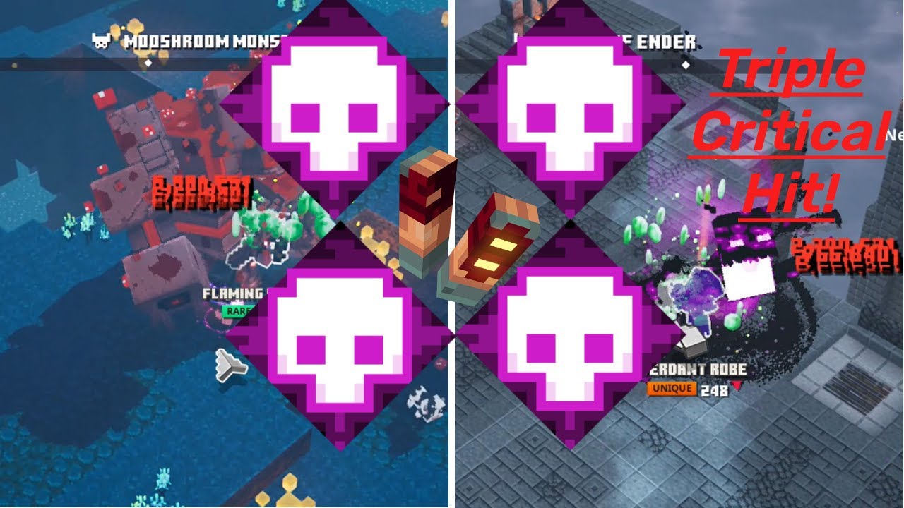[Minecraft Dungeons] 3X Critical Hit Fighters Bindings