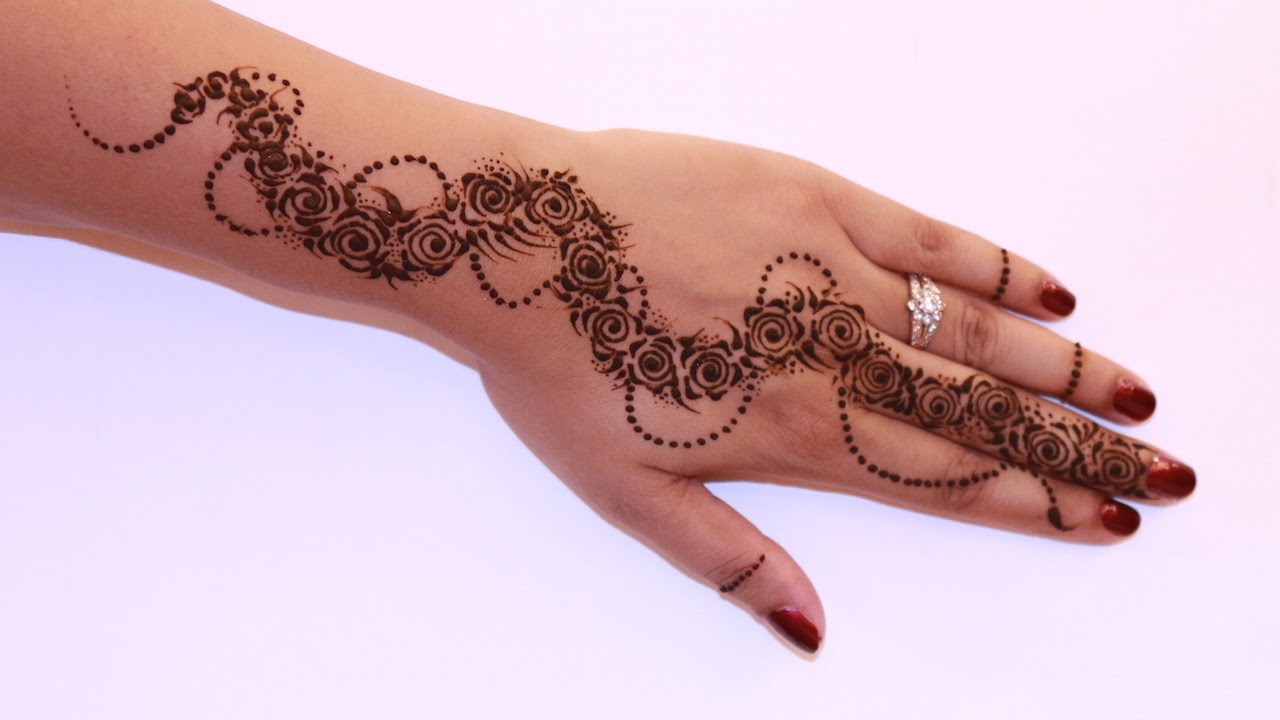 Learn Full Hand Henna/Mehendi Design Step By Step Tutorial
