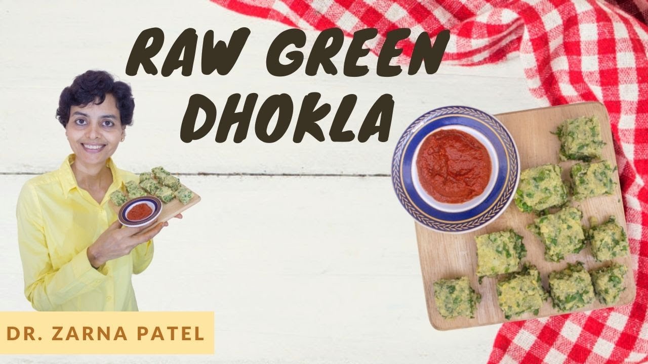 Raw Green Dhokla Dr. Zarna Patel (NDS) [Raw Vegan Recipes] New Diet System