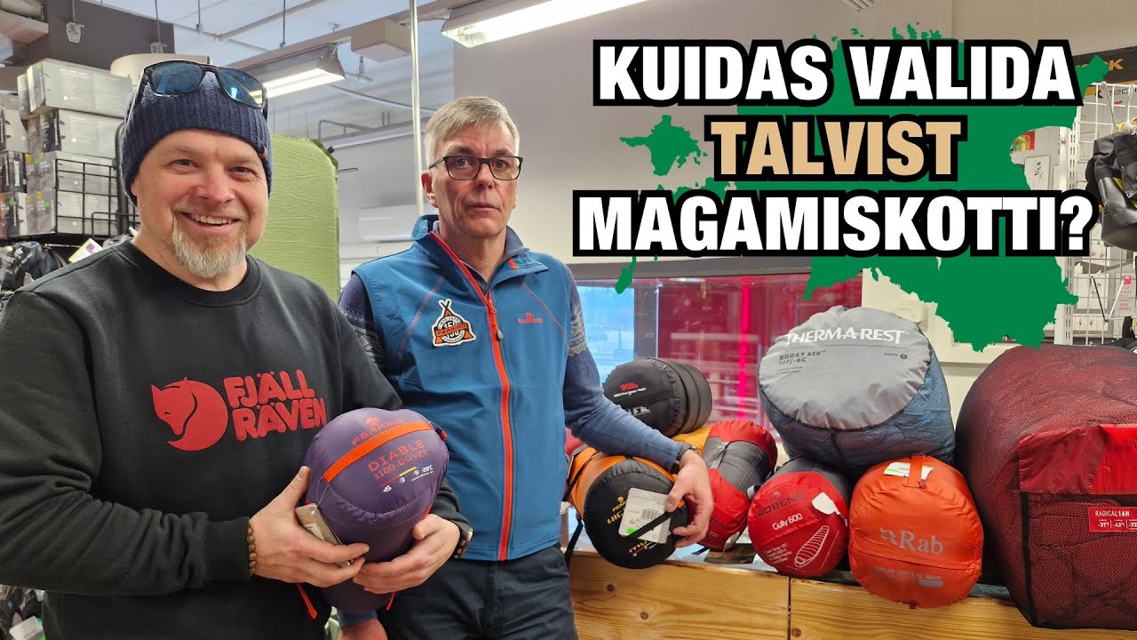 Kuidas valida talvist magamiskotti?