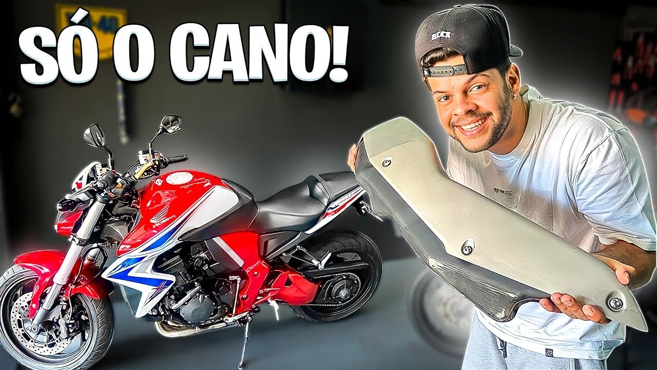 DEIXEI  a Cb 1000 SÓ O CANO 😍‹ Danilo Crespo ›
