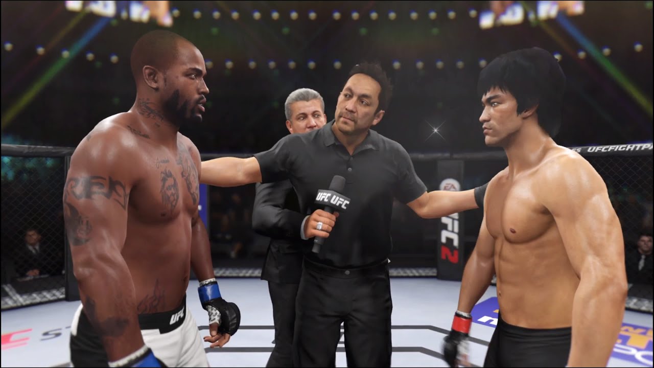Bruce Lee vs. Bobby Green - EA Sports UFC 2 - Crazy UFC 👊🤪