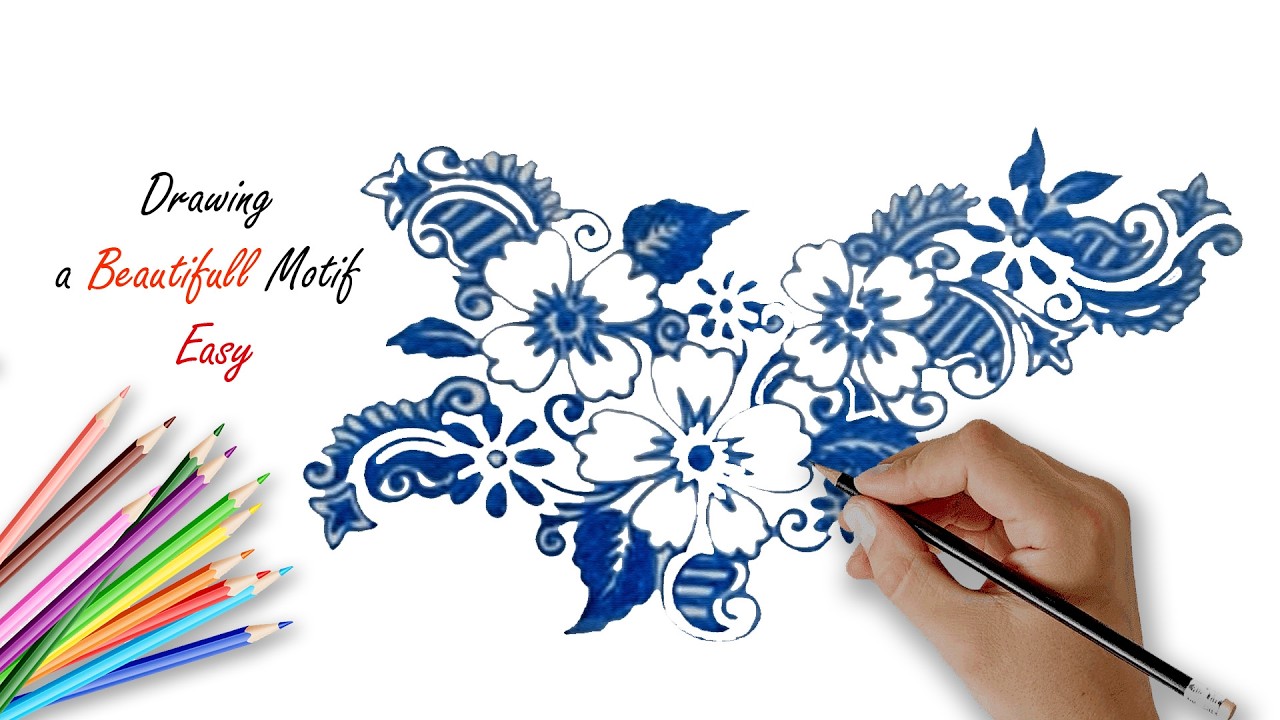 Mesmerizing Motif Drawing Process 🎨 | Relaxing & Entertaining Art