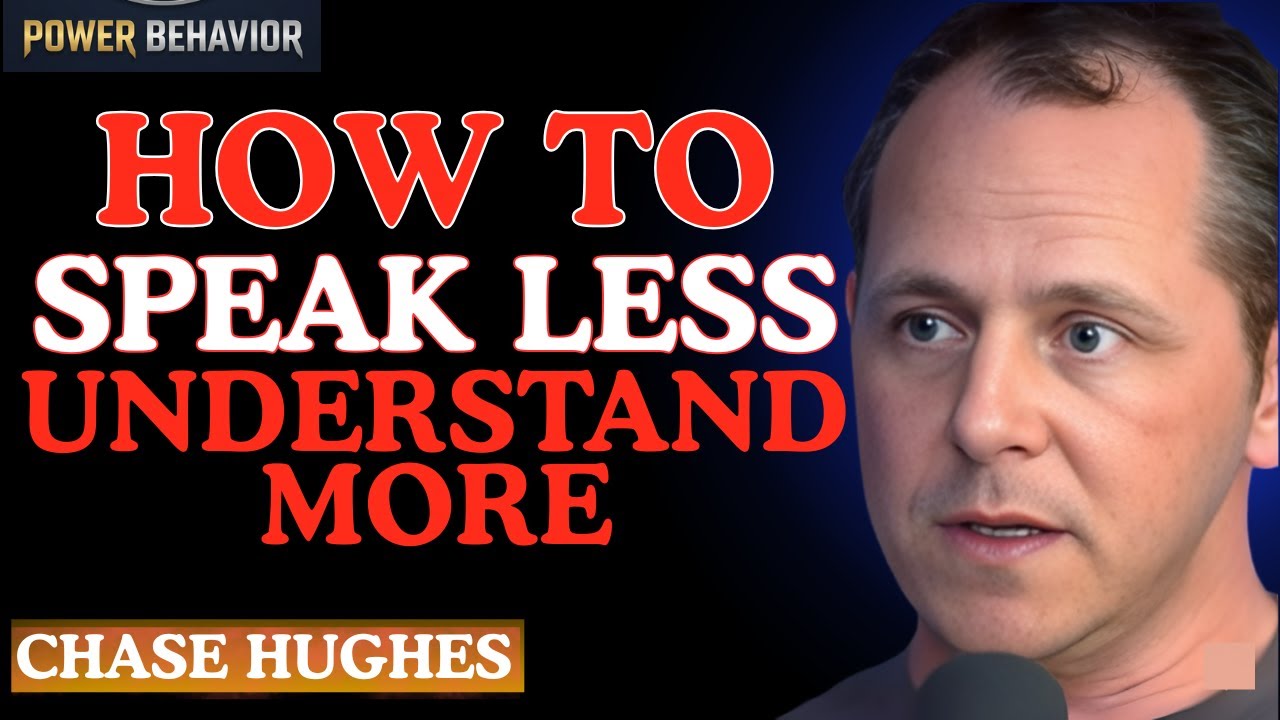 Speak Less. Control More. | The Behaviour Expert on Tactical Power | CHASE HUGHES Motivation Speech