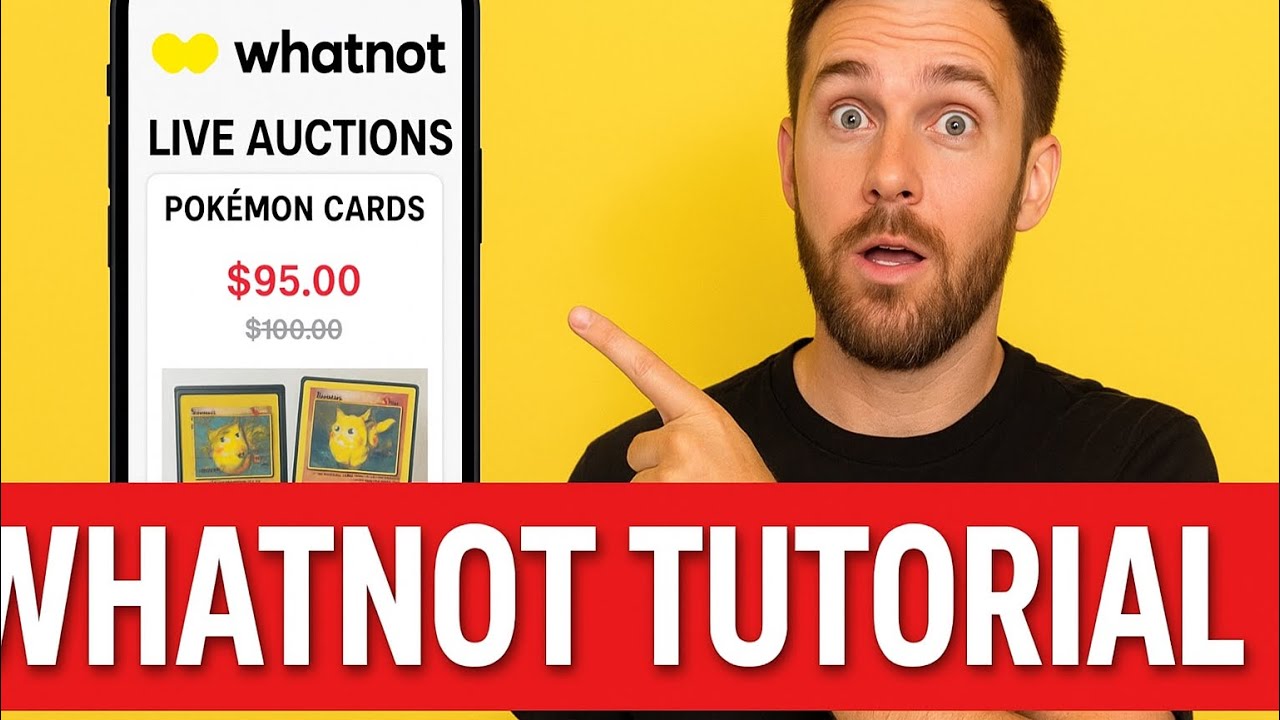 Whatnot Tutorial &ndash; How to Buy Pok&eacute;mon Cards And Other Collectables Live