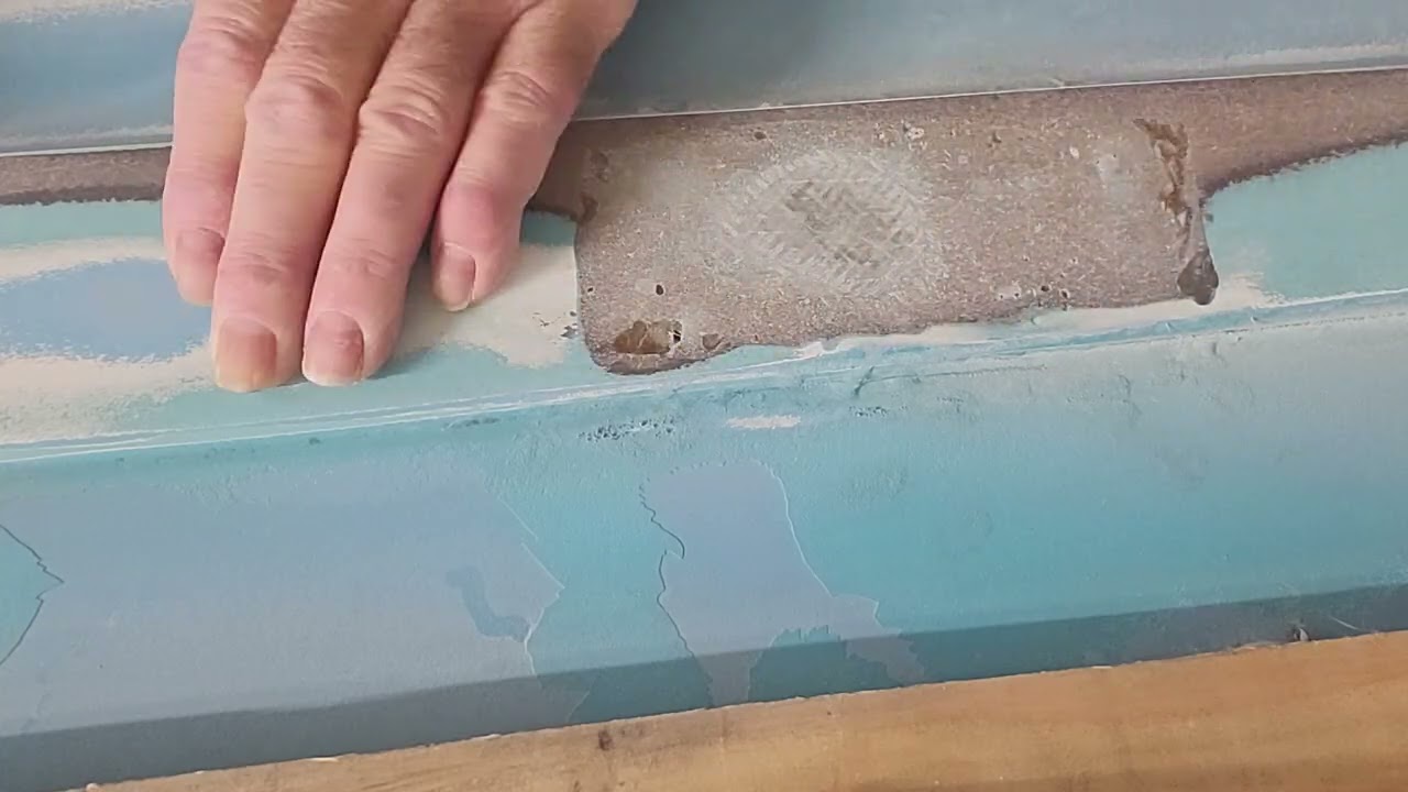 Fiberglass boat hole repair 2