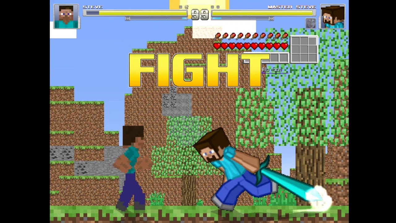 Mugen Character Release - Minecraft Steve [DOWNLOAD]