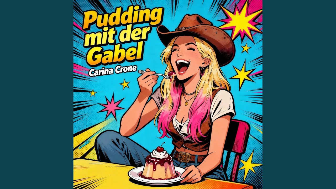 Pudding mit der Gabel