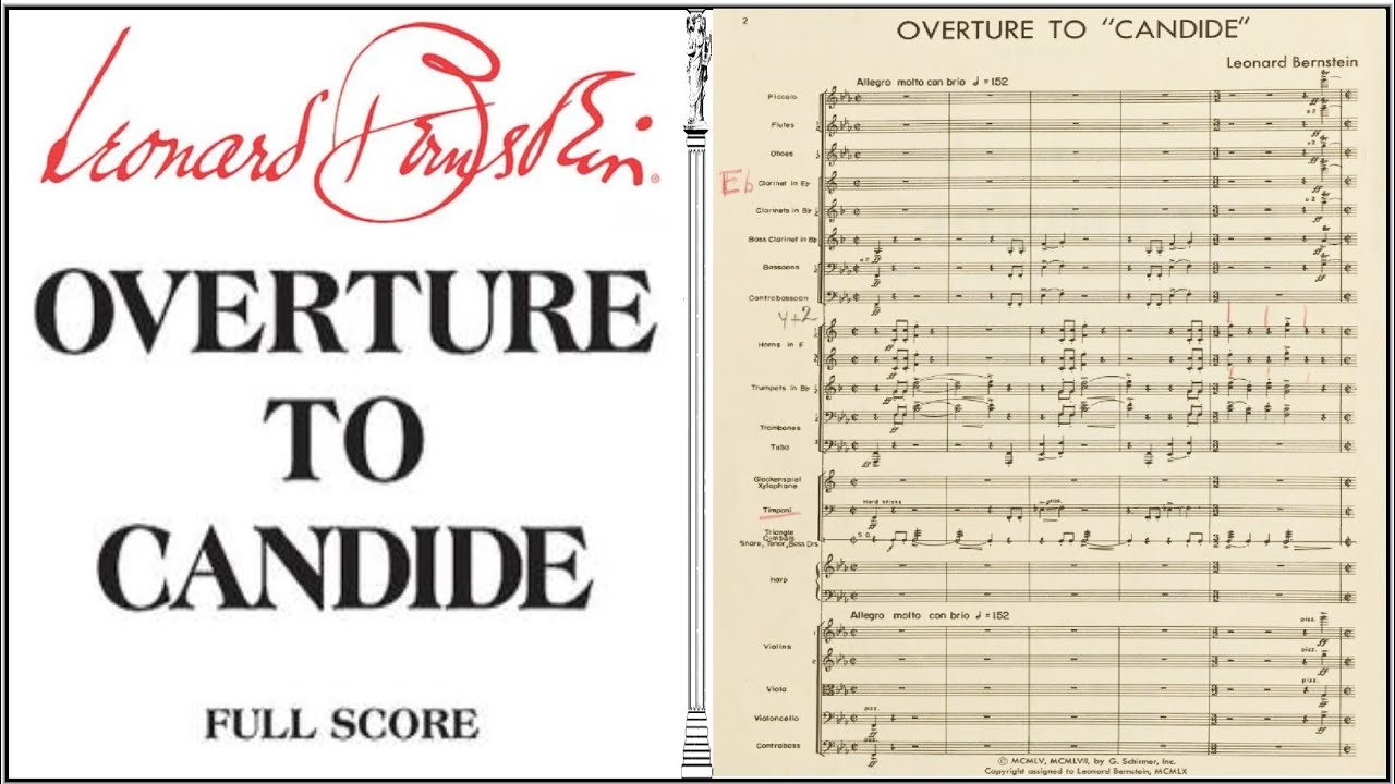 Leonard Bernstein, Candide Overture, Berliner Philharmoniker | Full Orchestra score