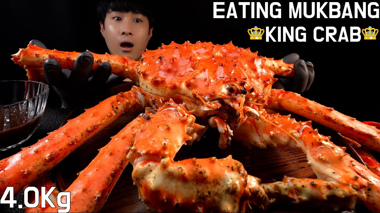 4Kg Red King Crab Eating Mukbang! ! !