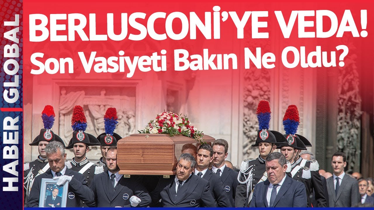 İtalya Berlusconi'yi Böyle Uğurladı! Son Vasiyeti Yerine Getirildi!
