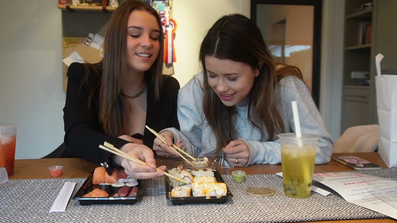 Sushi mukbang met Eleine | Naomi Traa