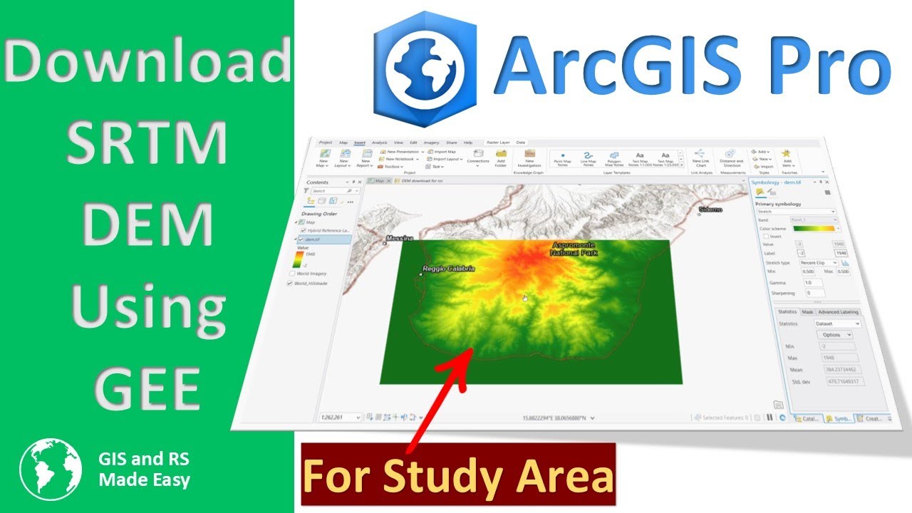 How to Export SRTM DEM | Use Google Earth Engine in ArcGIS Pro