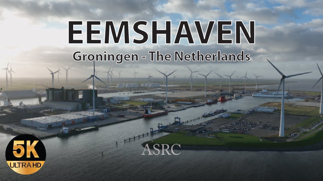 The Amazing Aerial View of Eemshaven: Uncovering the Industrial Marvel of the North Sea!