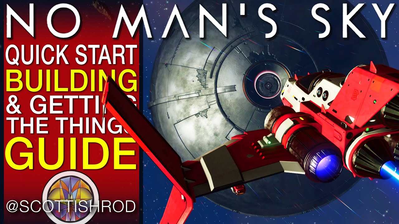 Quick Start Building & Getting The Things For Free - A Guide To Creative Mode - NMS Scottish Rod