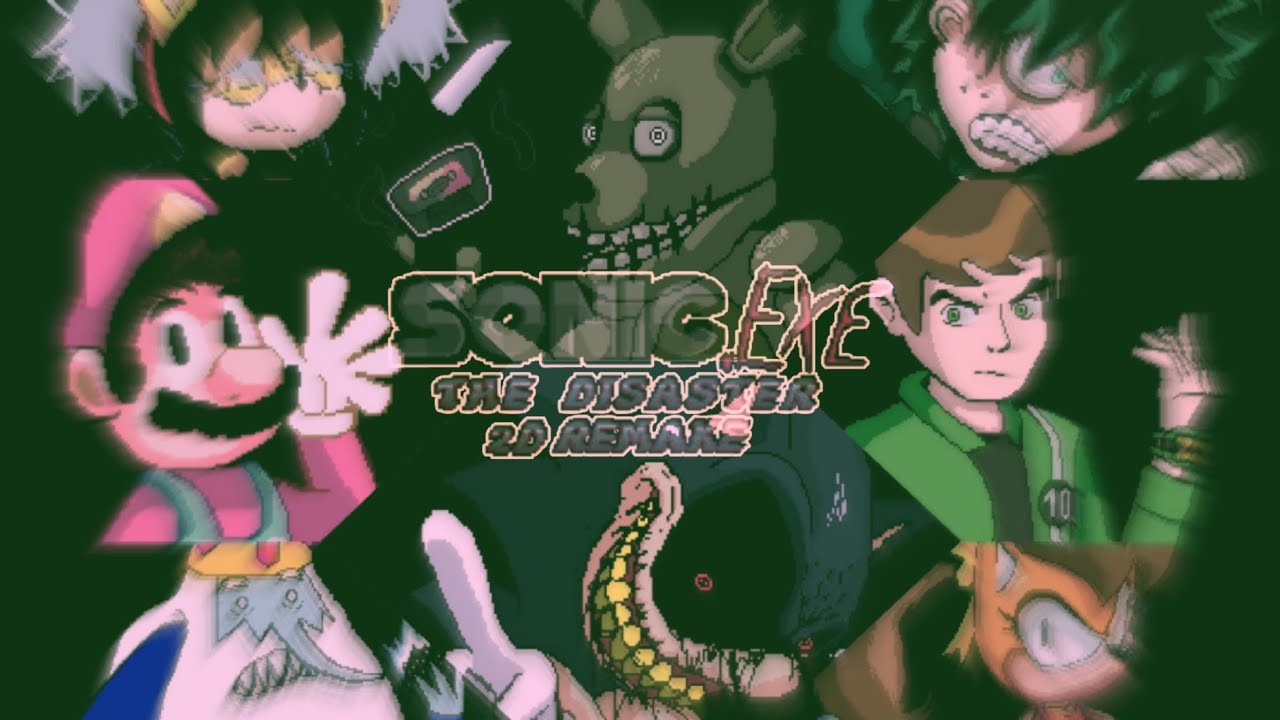 Mamma mía y el hombre pelao digo morado (? | Sonic.exe The Disaster 2D Remake (Clash of Worlds mod)