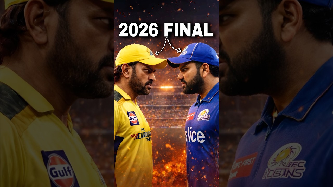 2026 ka final csk or Mi ke bich hona vala hai 😱.? #shorts