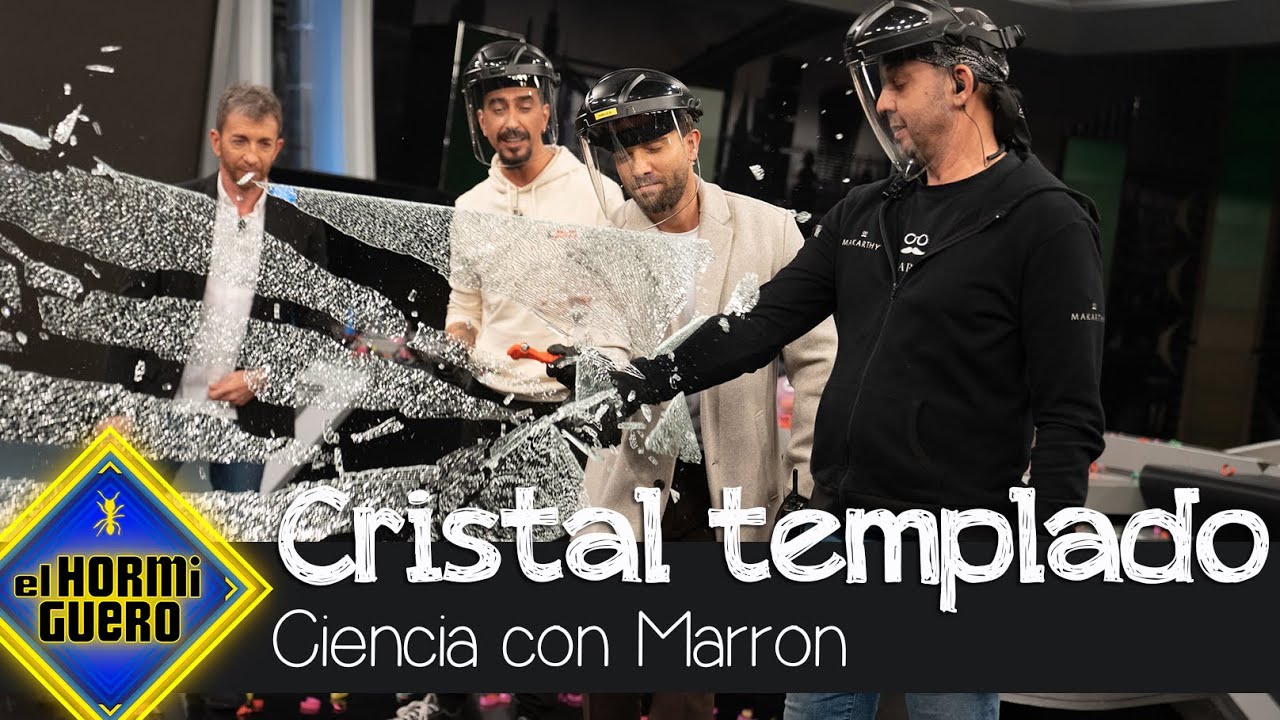Pablo Alborán crea la súper súper lentísima de un cristal templado - El Hormiguero