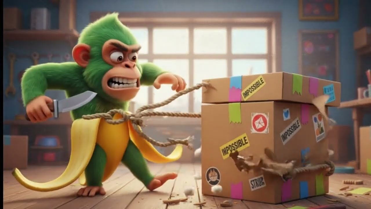 Monkey Influencer Unboxing Gone Wild 📦🐒 | Comedy Vlog (Chimpanzinibananini)