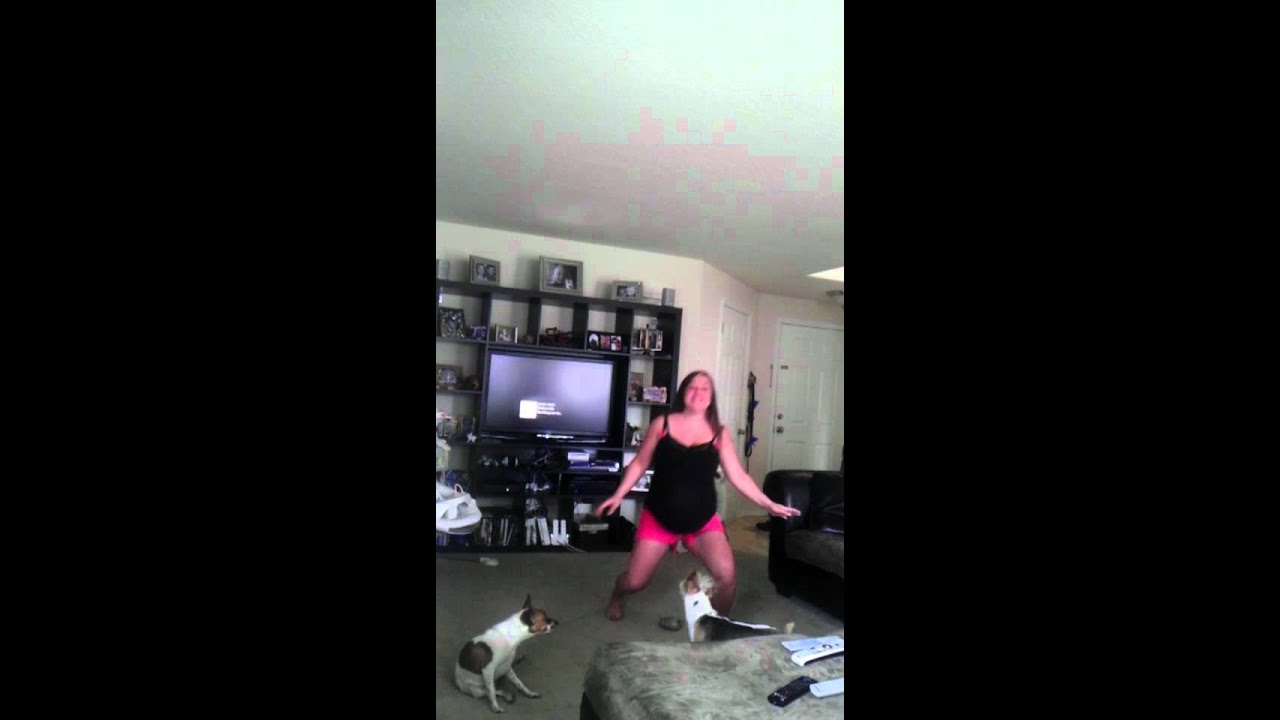 Labor inducing yoga dance