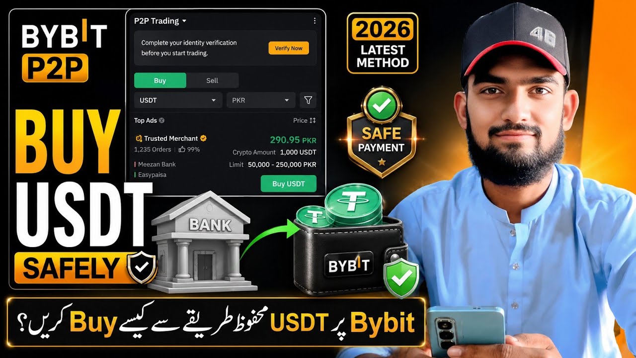 💰 How to Buy USDT on Bybit P2P Safely (2026) | Complete Beginner Guide 