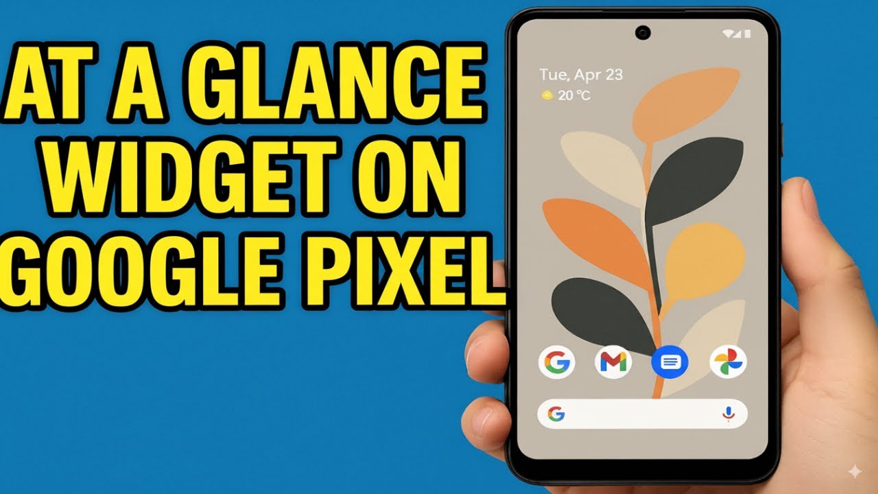 Как использовать виджет At A Glance на Google Pixel (2025)