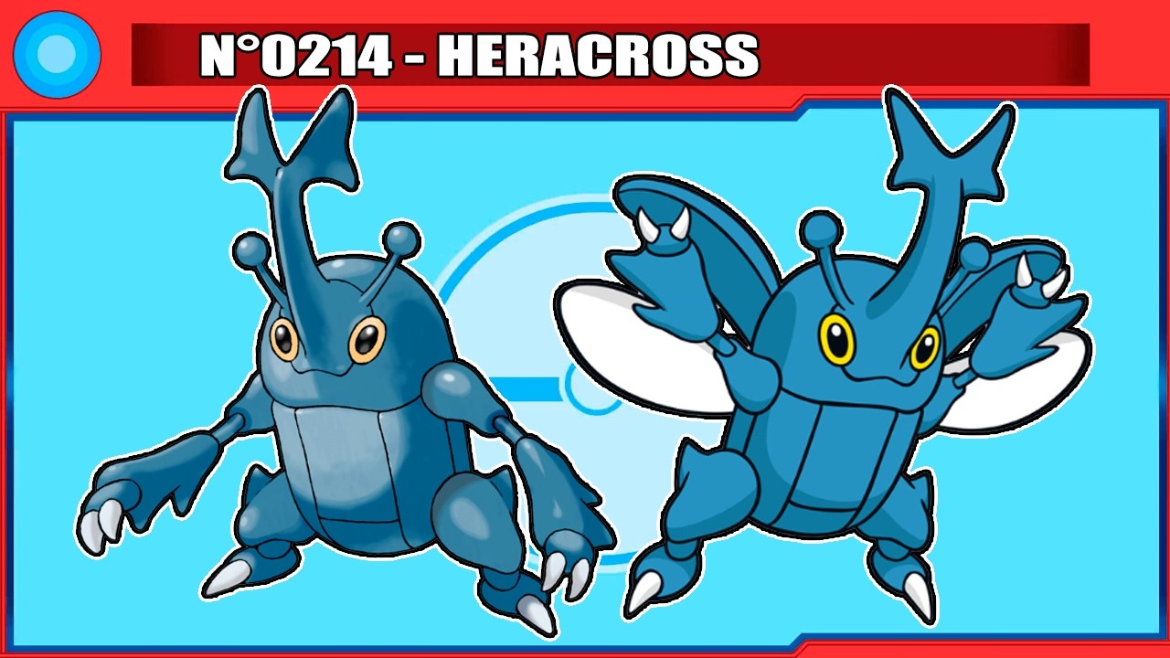 N°0214 - HERACROSS - POKEDEX LATINO