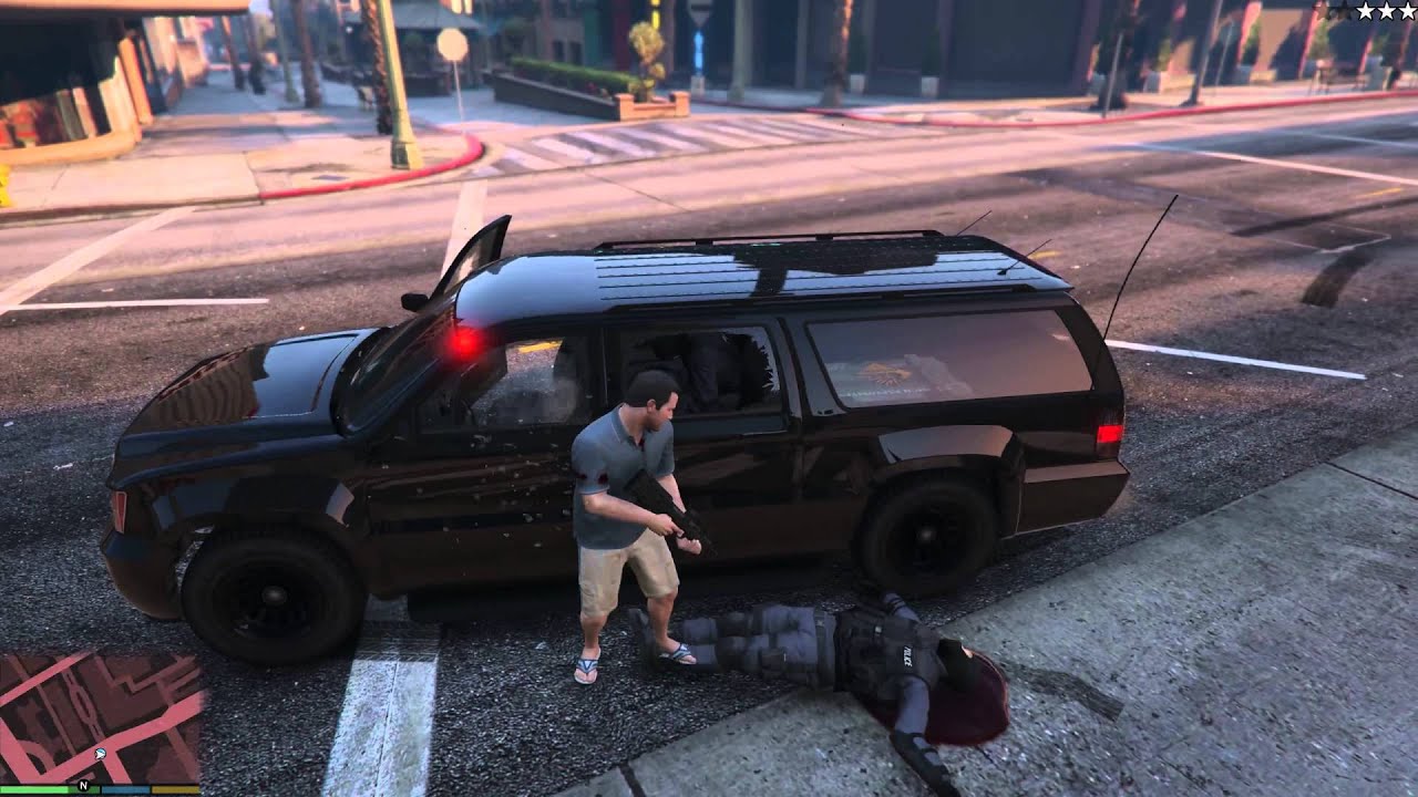 GTA5 Grand Theft Auto on PC Singleplayer Part24 (Stealing LSPD Truck)