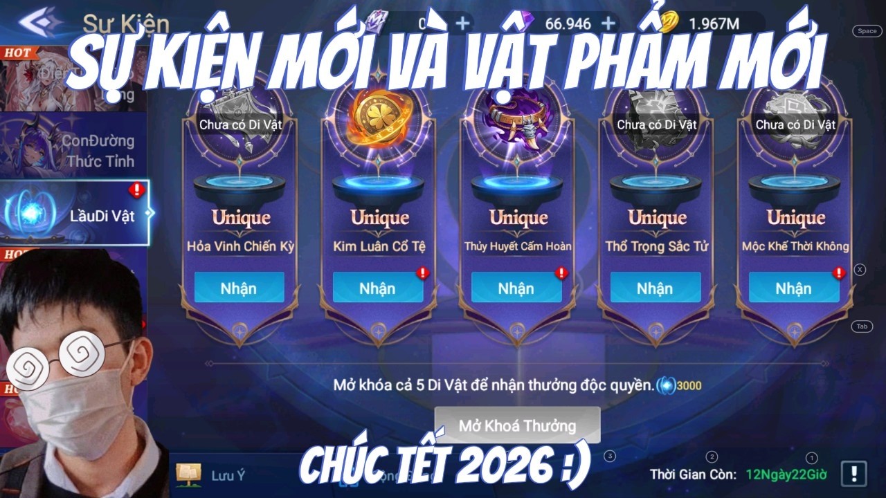 DI VẬT MỚI VÀ CHÚC TẾT VIEWER MUỘN 2026  - Mobile Legends Adventure