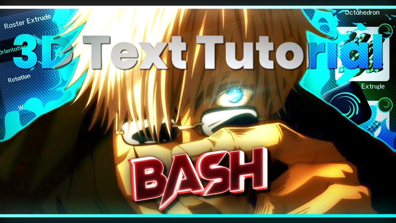 How to make 3D Text? Alight Motion Tutorial!🌟